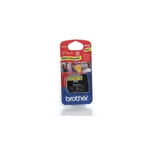 Image of Brother MK631BZ Original P-touch Black on Yellow Tape 12mm x 8m