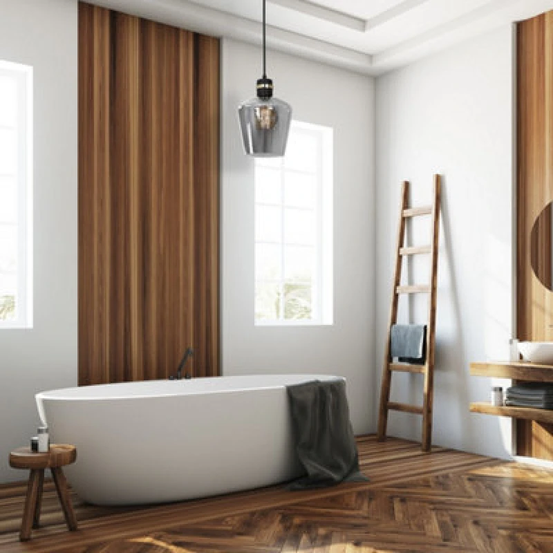 Image of Milagro Pendant Lamp Richmond Black / Gold 1 x E27, Black M6074