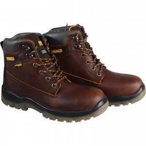 Image of DEWALT Mens Titanium S3 Safety Boots Tan Size 7