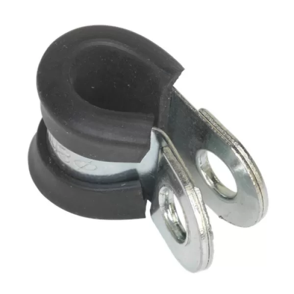Image of Genuine SEALEY PCJ8 P-Clip Rubber Lined Ø8mm Pack of 25