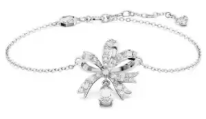 Image of Swarovski 5647581 Volta Bracelet Bow, White, Rhodium plated Jewellery
