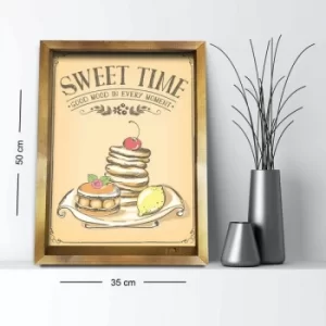 Image of 3550AHS-065 Multicolor Decorative Framed MDF Painting