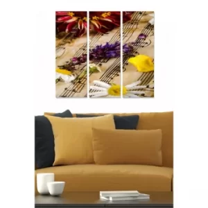 Image of MDF2714826 Multicolor Decorative MDF Painting (3 Pieces)