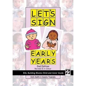 Image of Let's Sign Early Years BSL Building Blocks Child & Carer Guide Spiral bound 2012