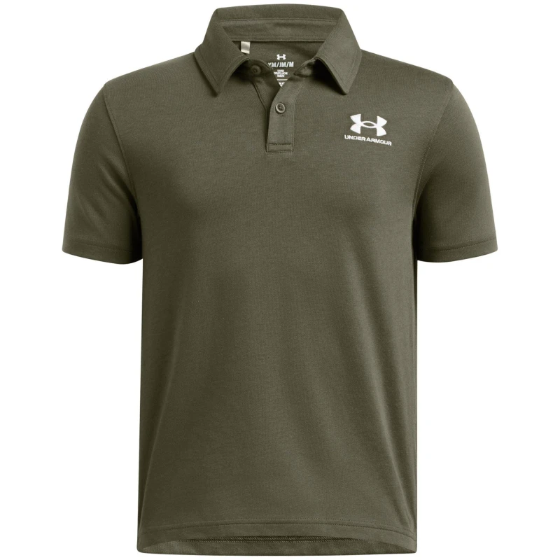Image of Under Armour Armour Ua B Icon Polo Shirt Boys - Green Green 9 - 10 Years