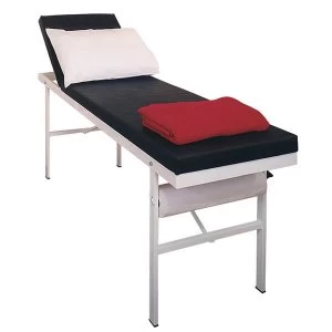 Image of Click Medical First Aid Room Couch Epoxy Coated Square Steel Frame Ref