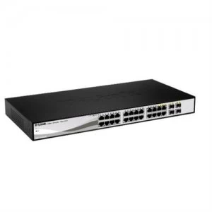 Image of D-Link DGS-1210-26 network switch Managed L2 Gigabit Ethernet (10/100/1000) Black Gray 1U