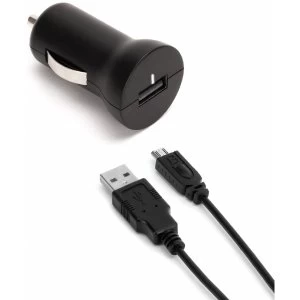 Image of Griffin GC42478 2.1A 10W Car Charger with Detachable Micro USB Cable Black