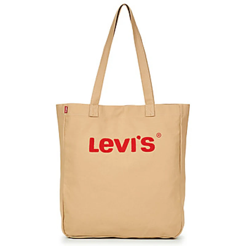 Image of Levis EVERYDAY GRAPHIC TOTE womens Shopper bag in Beige