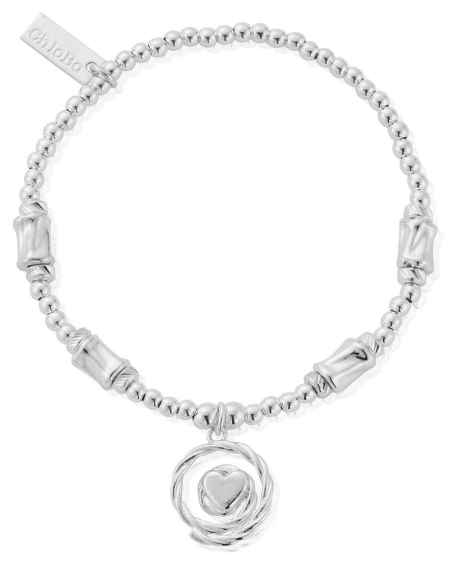 Image of ChloBo SBCCCT3284 Cute Charm Chunky Twist Spiral Of Love Jewellery