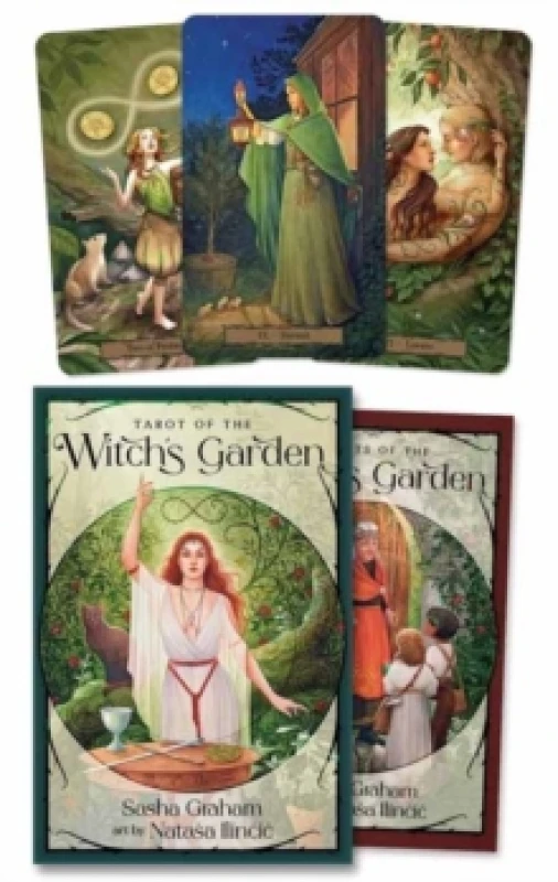 Image of Tarot of the Witch's Garden. Kit. By Sasha Graham, Natasa Ilincic Books