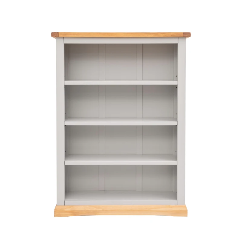 Image of Cabinet Bits Bomporto Light Grey Bookcase 120X90X25Cm