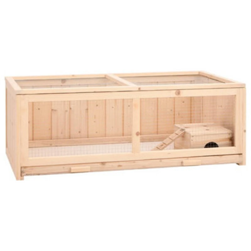 Image of VIDAXL Hamster Cage 104x52x38cm Solid Wood Fir Vidaxl 8720845956332