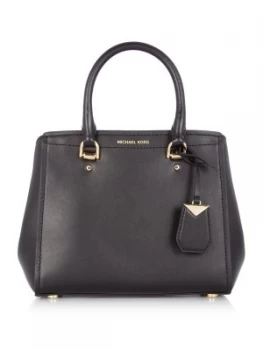 Image of Michael Kors Benning medium messenger bag Black