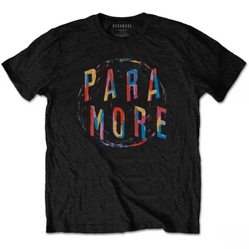 Image of Paramore - Spiral Unisex Medium T-Shirt - Black