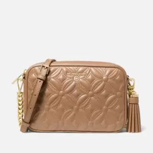 Image of Michael Kors Medium Jet Set Quilted Faux Leather Bag