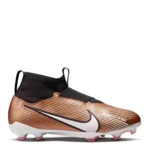 Image of Nike Mercurial Zoom Superfly 9 Pro Juniors FG Football Boots - Metallics