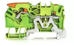 Image of Wago 2102-5207 Terminal Block, Din Rail, 2Ways, 12Awg
