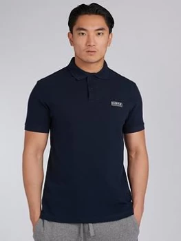 Image of Barbour International International Essential Polo Shirt, Navy Size M Men