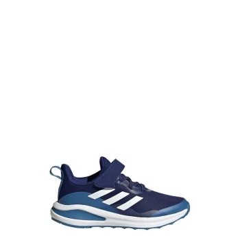 Image of adidas FortaRun Elastic Lace Top Strap Running Shoes Kids - Blue