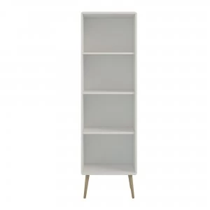 Image of Softline Narrow Bookcase White