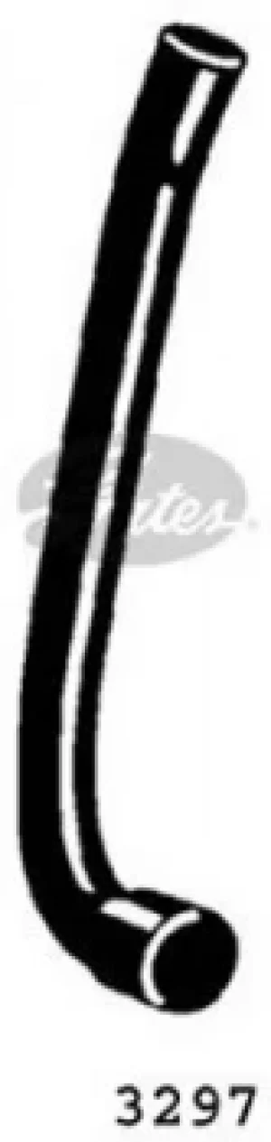 Image of Curved Radiator Hose 420mm X 32 Gates 3297