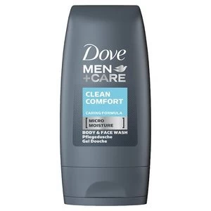 Image of Dove Men +Care Clean Comfort Body and Face Wash 55ml