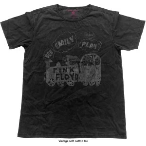 Image of Pink Floyd - Emily Vintage Unisex Medium T-Shirt - Black