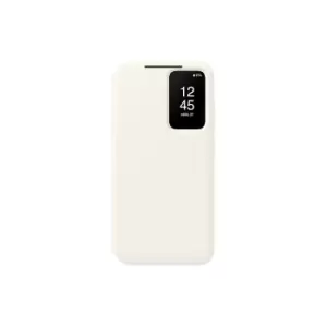 Image of Samsung Smart View Wallet Case for Galaxy S23 in Cream (EF-ZS911CUEGWW)