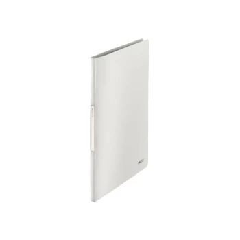 Image of Style Display Book. Polypropylene. 20 pockets. 40 sheet capacity. A4. White. - Outer carton of 10