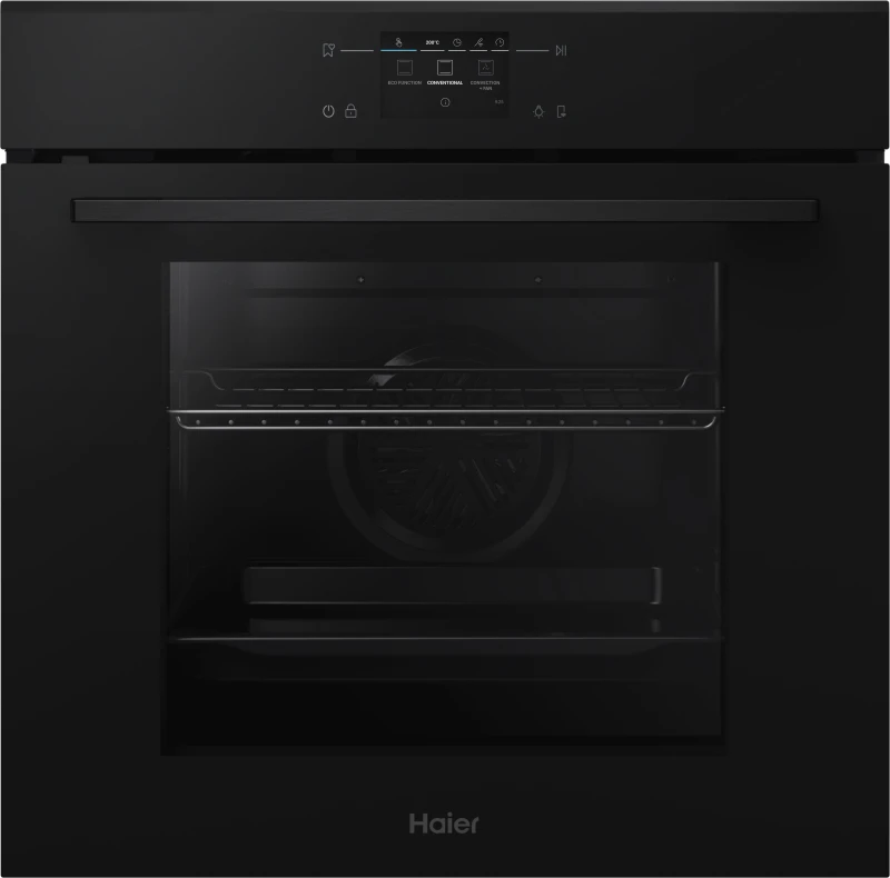 Image of Haier ID Series 2 H6 ID25L5YTX WiFi Connected Built In Electric Single Oven with Pyrolytic Cleaning - Black - A++ Rated