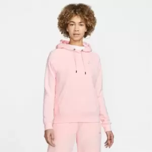 Image of Nike Sportswear Essential Fleece Pullover Hoodie Womens - White