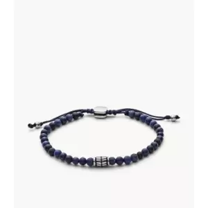 Image of Fossil Mens Semi-Precious Bracelet - Blue