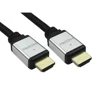 Image of OcUK Value 3Mtr HDMI v2.1 Braided Cable - Silver