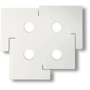 Image of Ideal Lux Totem - 4 Light Ceiling Light White