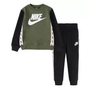 Image of Nike Trims Crew Set Bb99 - Black