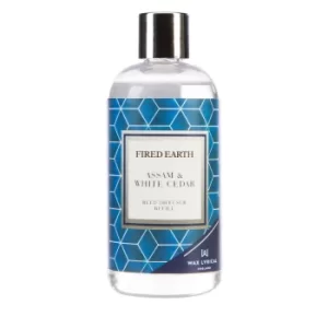 Image of Fired Earth Assam and White Cedar Reed Diffuser Refill - 200ml