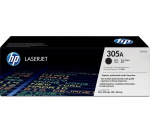 Image of HP 305A Black Laser Toner Ink Cartridge