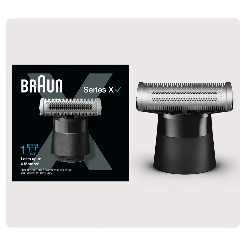 Image of Braun Series X Replacement Blade For Braun Series X Styler Trimmer XT20 Black Men