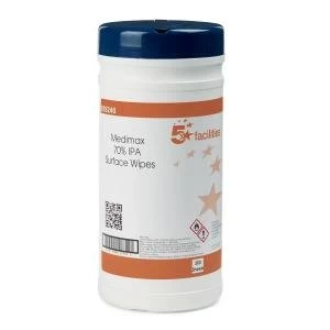 Image of Facilities Medimax 70 per cent IPA Surface Wipes Anti bacterial 20gsm