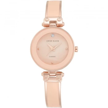 Image of Anne Klein Rose 'Clarissa' Watch - AK/1980BMRG - salmon