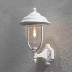 Image of Konstsmide Parma Outdoor Classic Lantern Up Light Matt White, IP43