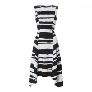 Image of DKNY Colour Block Hankerchief Dress - Multi