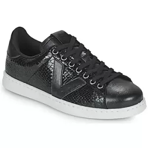 Image of Victoria TENIS SERPIENTE womens Shoes Trainers in Black,4,5,5.5,6.5,7,8,2.5
