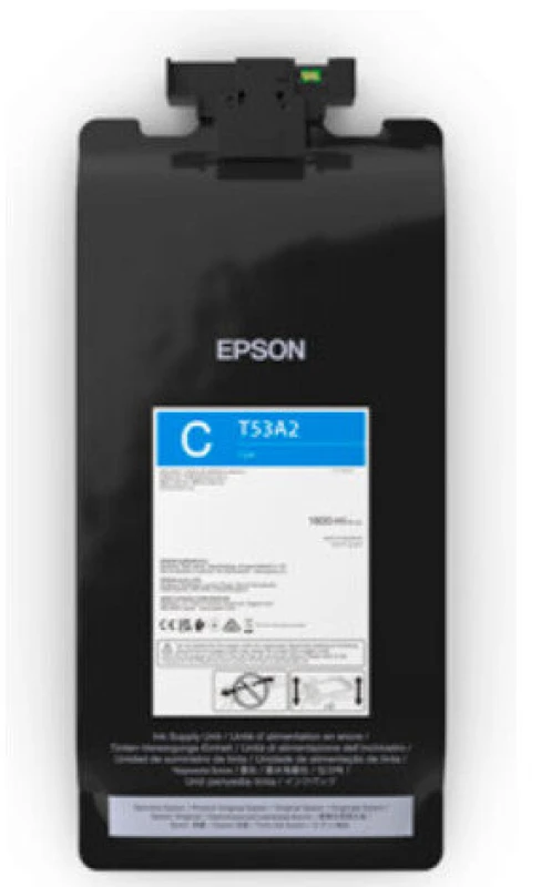 Image of Epson C13T53A200 Cyan Ink Cartridge (Original)