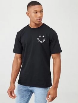 Image of Converse Happy Face Graphic Tee - Black