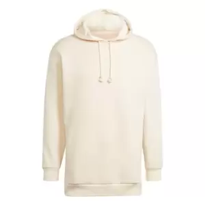 Image of adidas ALL SZN Fleece Long Hoodie Womens - White