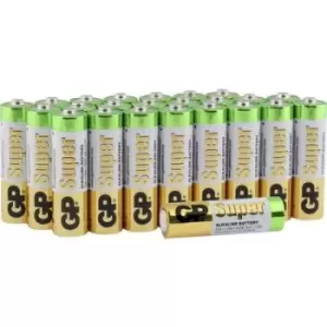 Image of GP Batteries Super AA battery Alkali-manganese 1.5 V 24 pc(s)