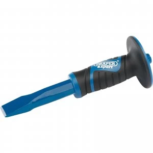 Image of Draper Octagonal Shank Cold Chisel Soft Grip and Hand Guard 25mm 300mm