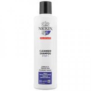 Image of Nioxin 3D Care System System 6 Step 1 Color Safe Cleanser Shampoo: For Chemically Treated Hair And Progressed Thinning 300ml